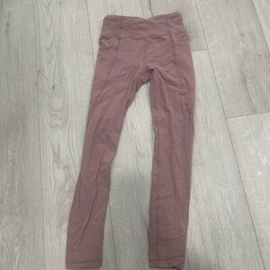 Athleta Kids Leggings in Mauve